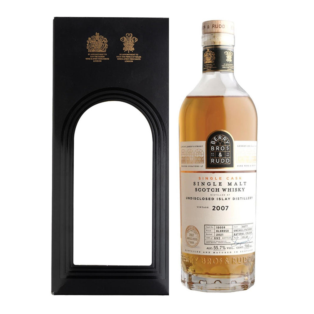 Berry Bros & Rudd 2007 Undisclosed Islay Cask No. 10008 14 Year Old 55.7% 70cl