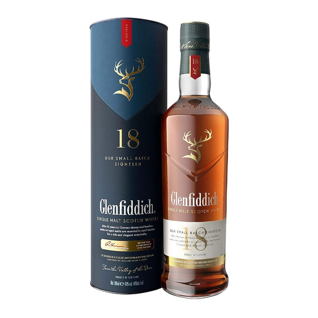 Glenfiddich 18 Year Old Single Malt Scotch Whisky 70cl