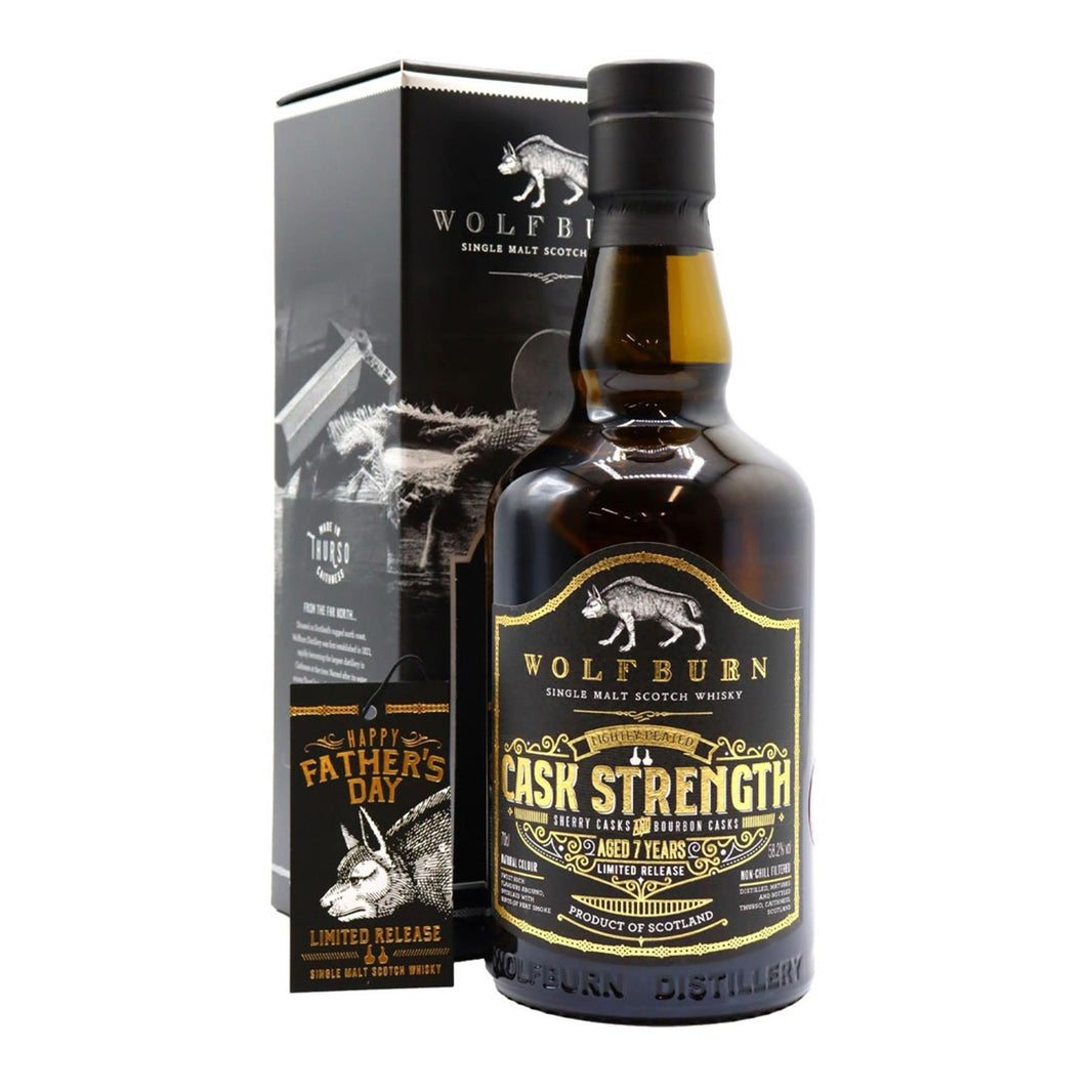 Wolfburn Lightly Peated Cask Strength 7 Year Old 2022 70cl