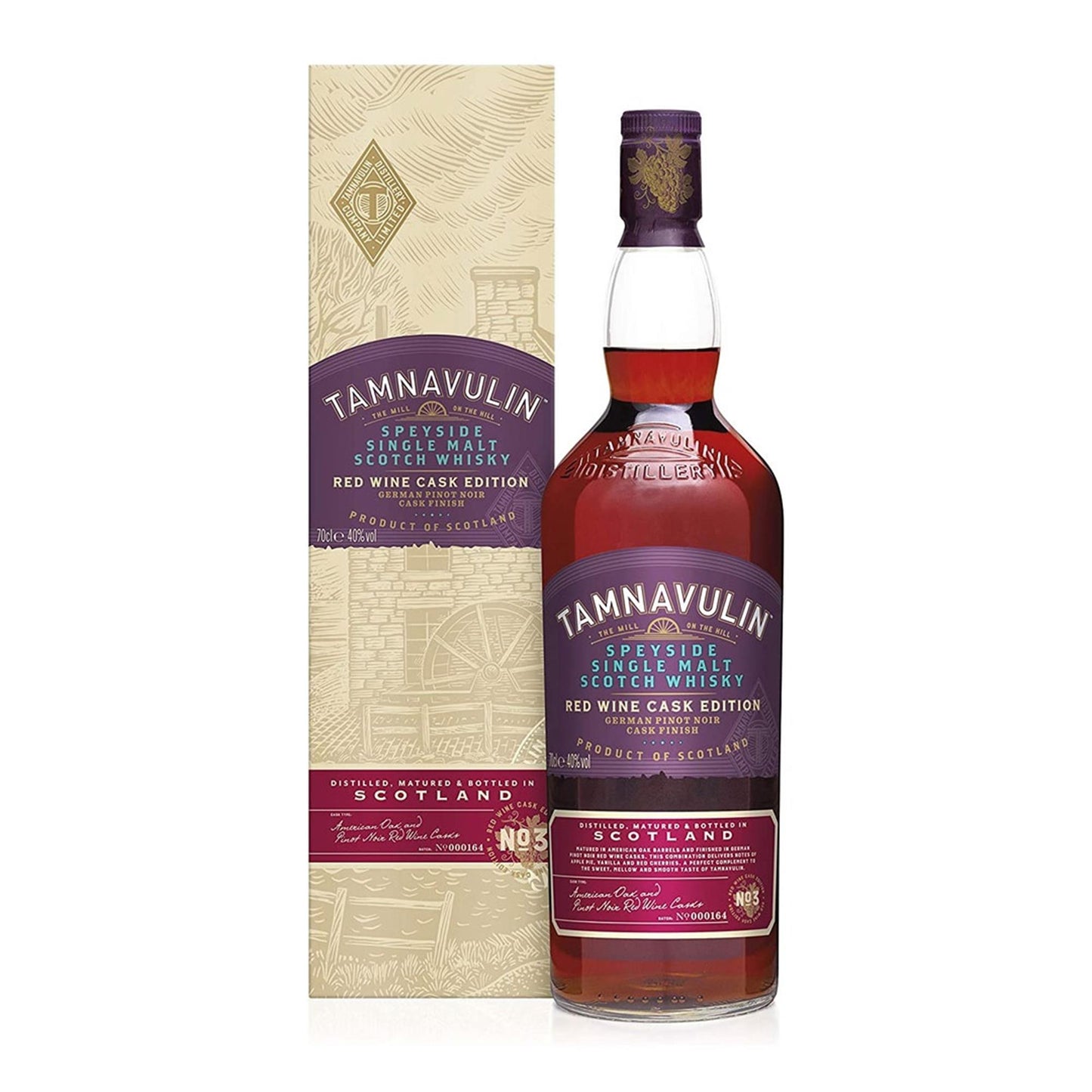 Tamnavulin Pinot Noir Edition Single Malt Whisky 70cl
