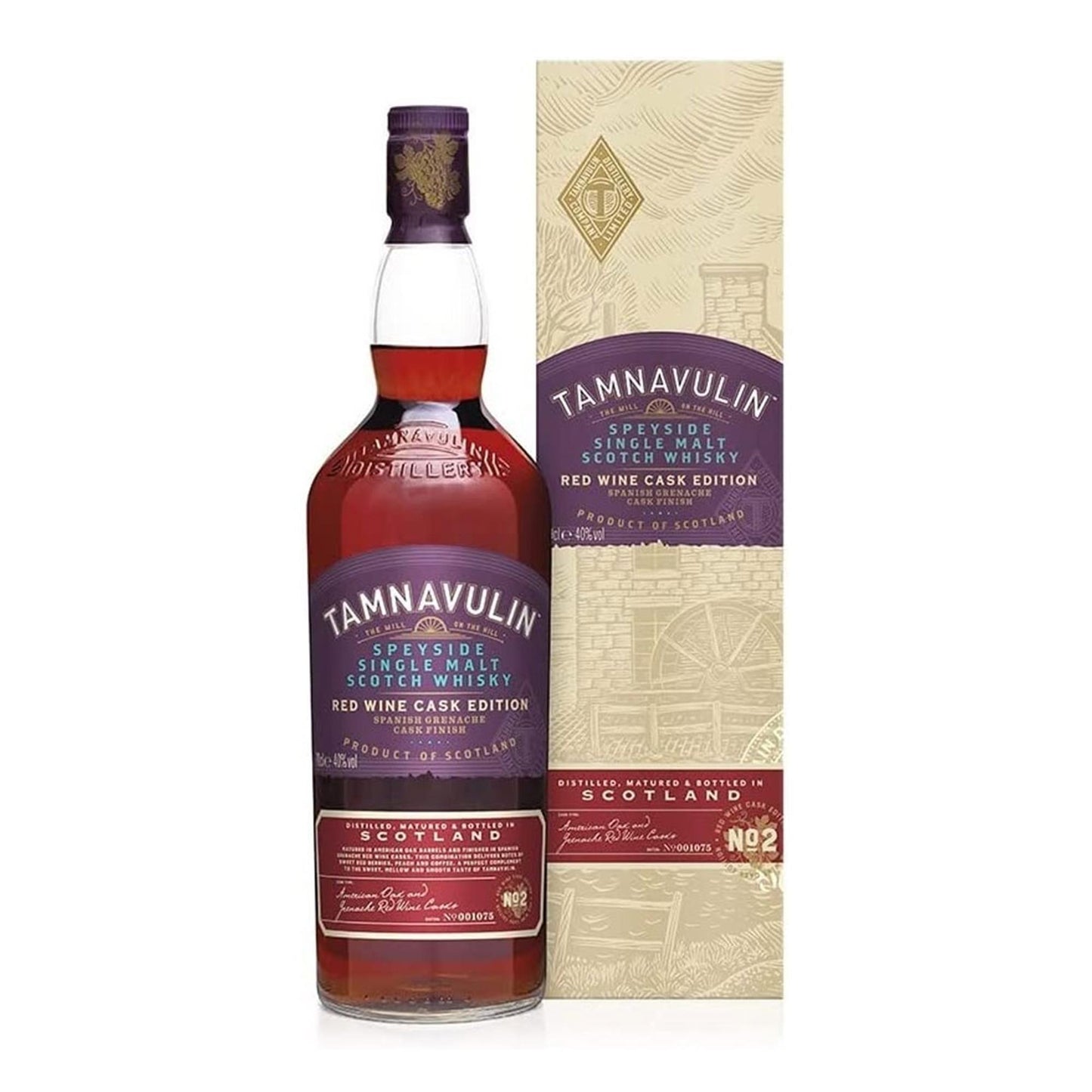 Tamnavulin Spanish Grenache Edition Single Malt Whisky 70cl
