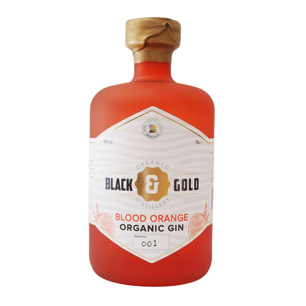 Black & Gold Blood Orange Organic Cornish Gin 70cl