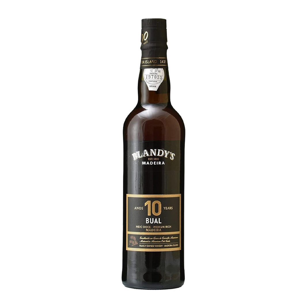 Blandys Bual 10 Year Old Medium Rich Madeira 50cl