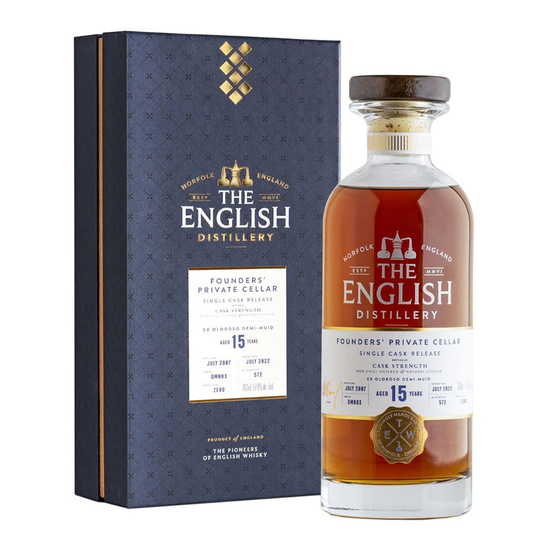 The English Whisky Co. 15 Year Old Founders Private Cellar Sherry Cask 70cl