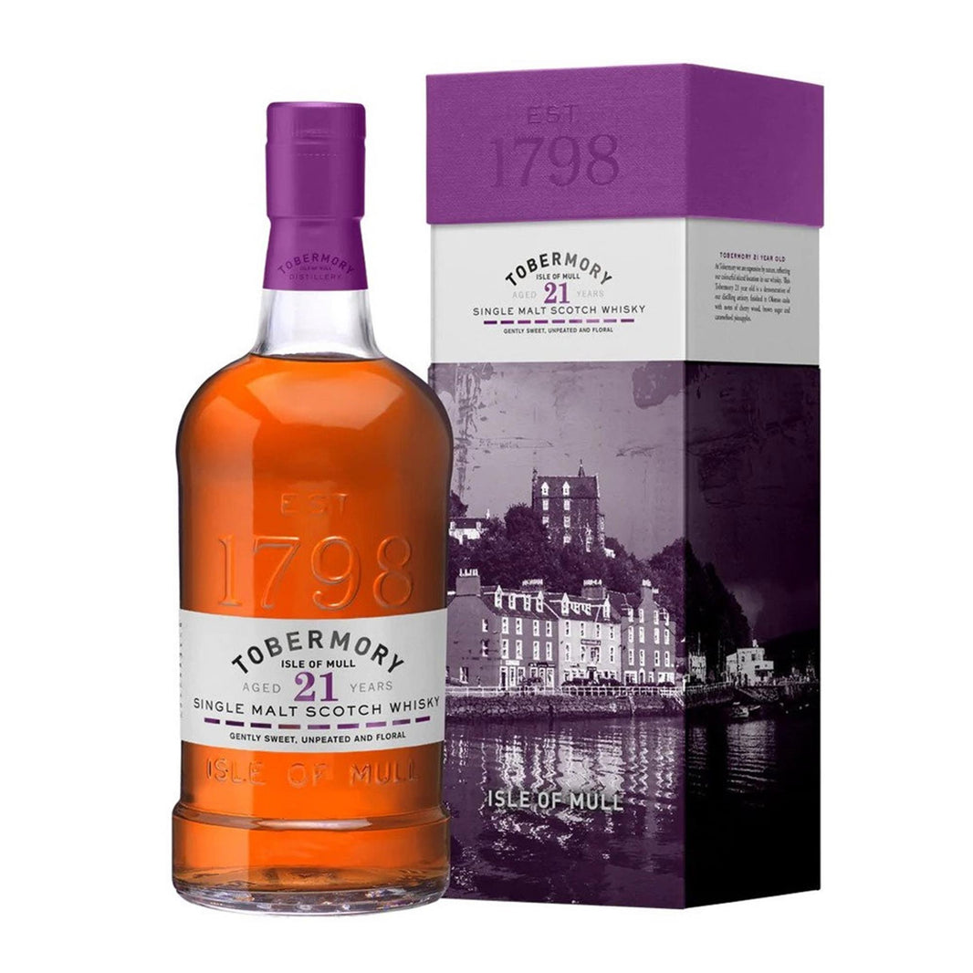 Tobermory 21 Year Old Single Malt Whisky 70cl