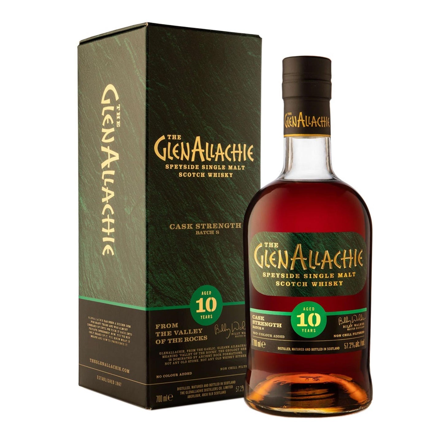GlenAllachie Cask Strength 10 Year Old Batch 8 57.2% 70cl