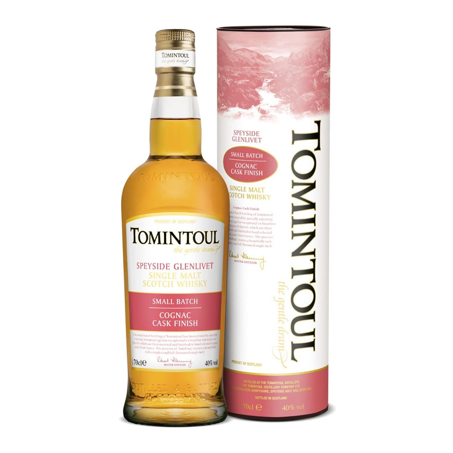 Tomintoul Cognac Cask Finish Single Malt Whisky 70cl