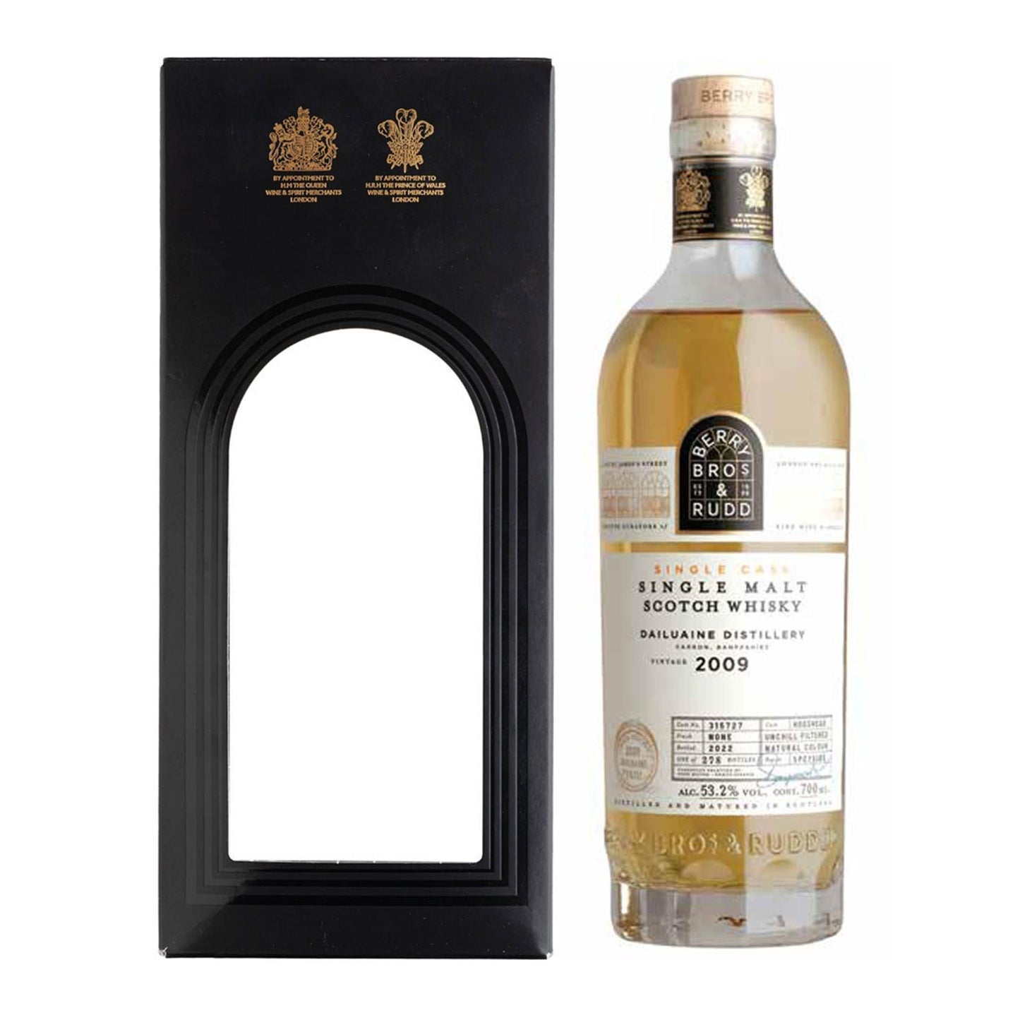 Berry Bros & Rudd 2009 Dailuaine Cask No. 315727 13 Year Old 53.2% 70cl