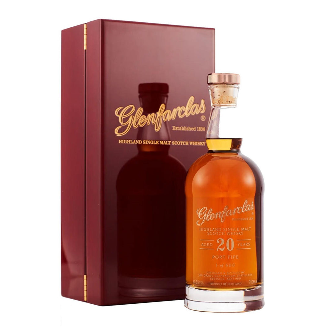 Glenfarclas 20 Year Old Port Pipe Decanter 70cl