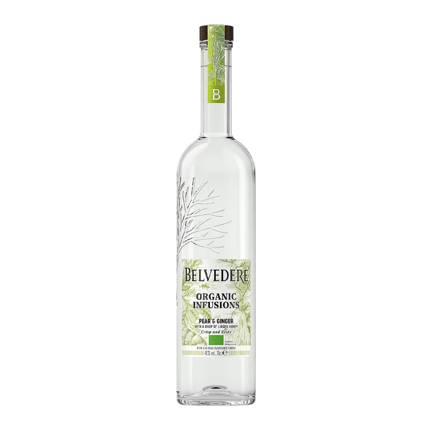 Belvedere Organic Infusions Pear & Ginger Vodka 70cl