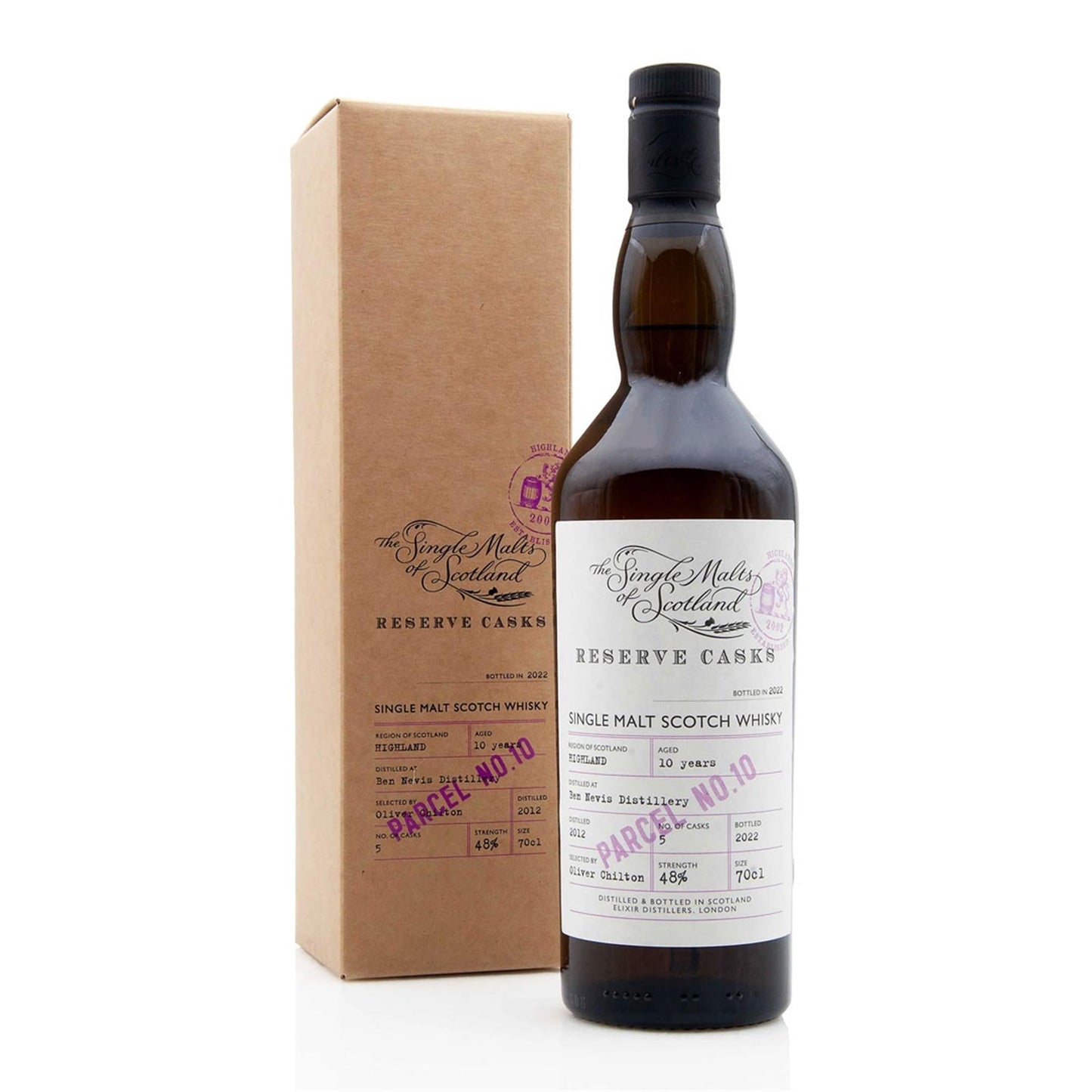 Ben Nevis 10 Year Old SMOS Reserve Cask Parcel 10 70cl