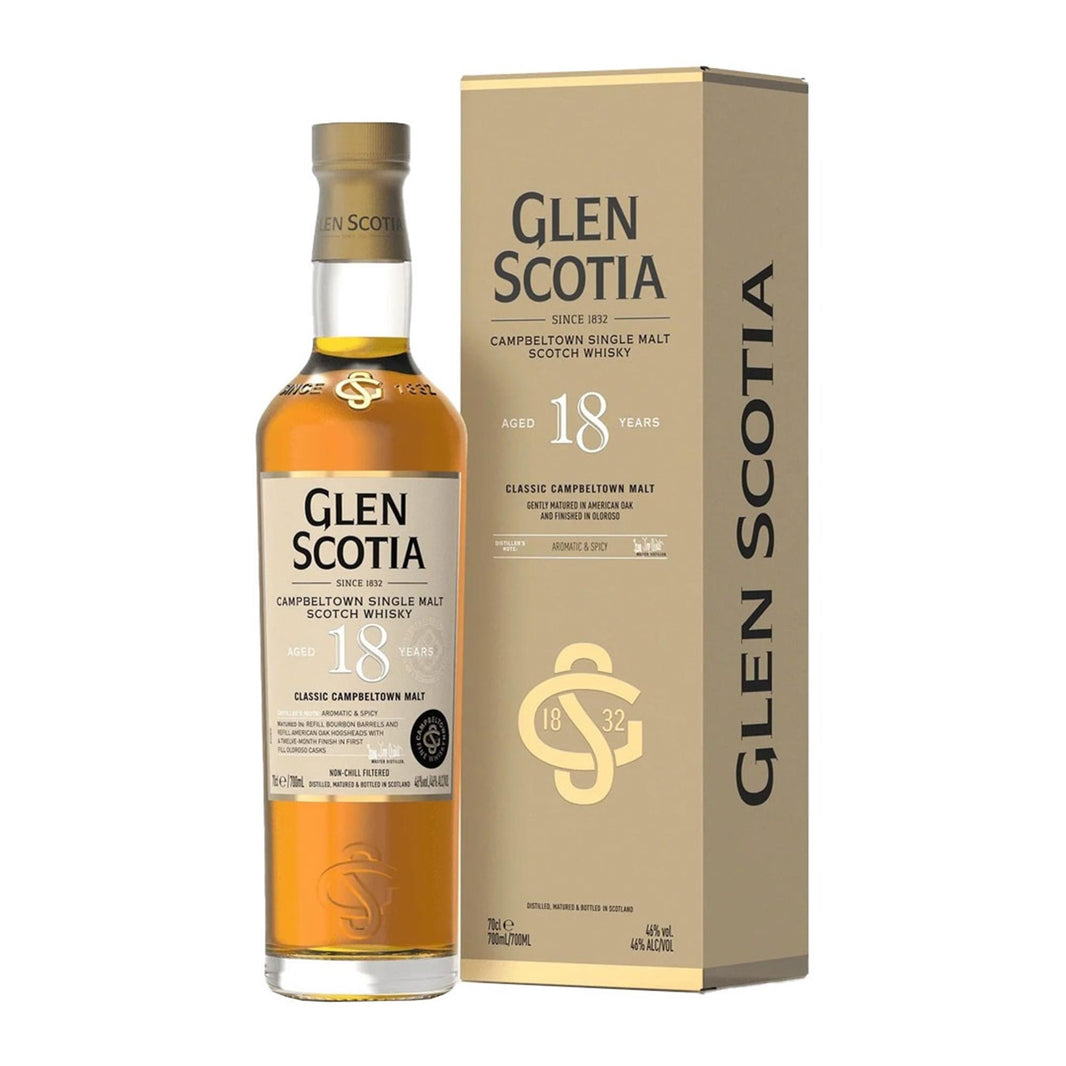 Glen Scotia 18 Year Old Single Malt Whisky 70cl