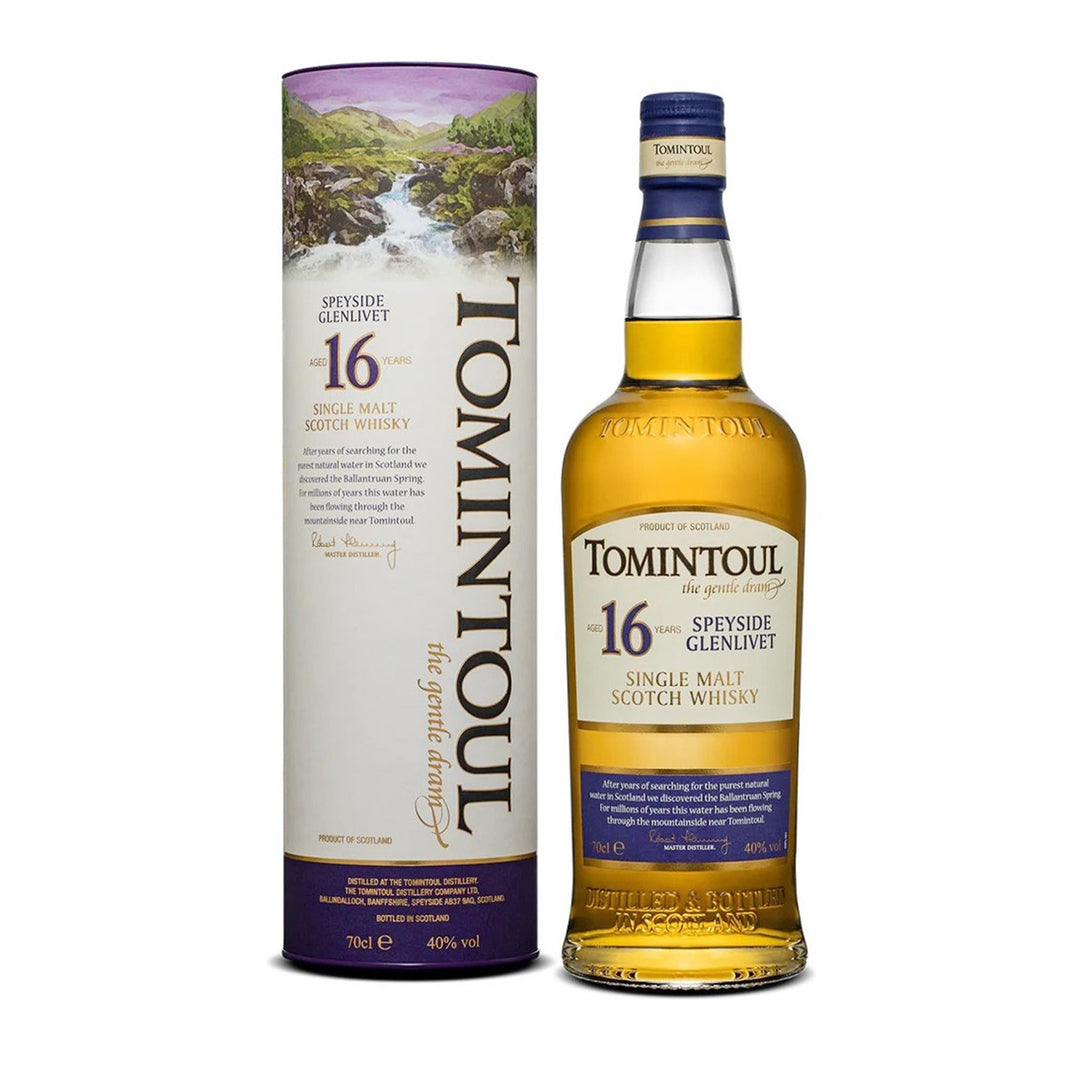 Tomintoul 16 Year Old Speyside Single Malt Whisky 70cl