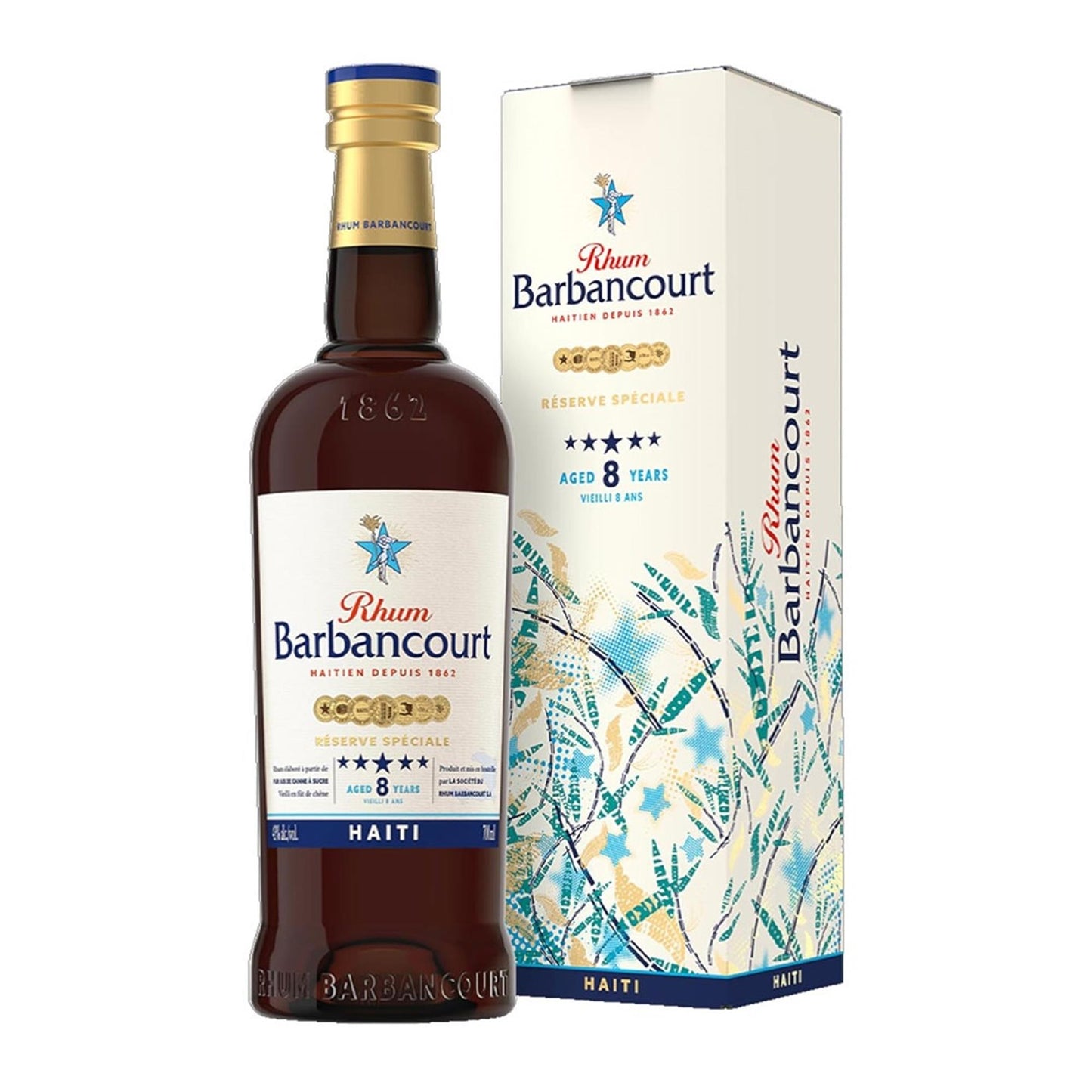 Barbancourt 5 Star Reserve 8 Year Old Rum 70cl