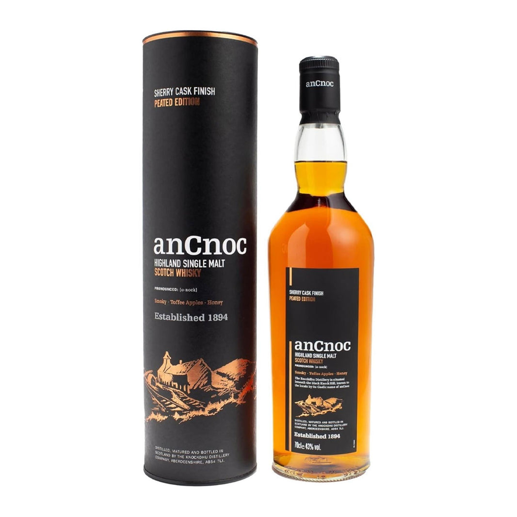 An Cnoc Peated Edition Sherry Cask Finished Single Malt 70cl