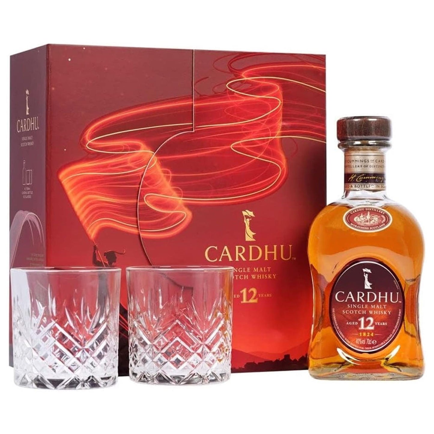 Cardhu 12 Year Old 2 Glass Gift Pack 70cl