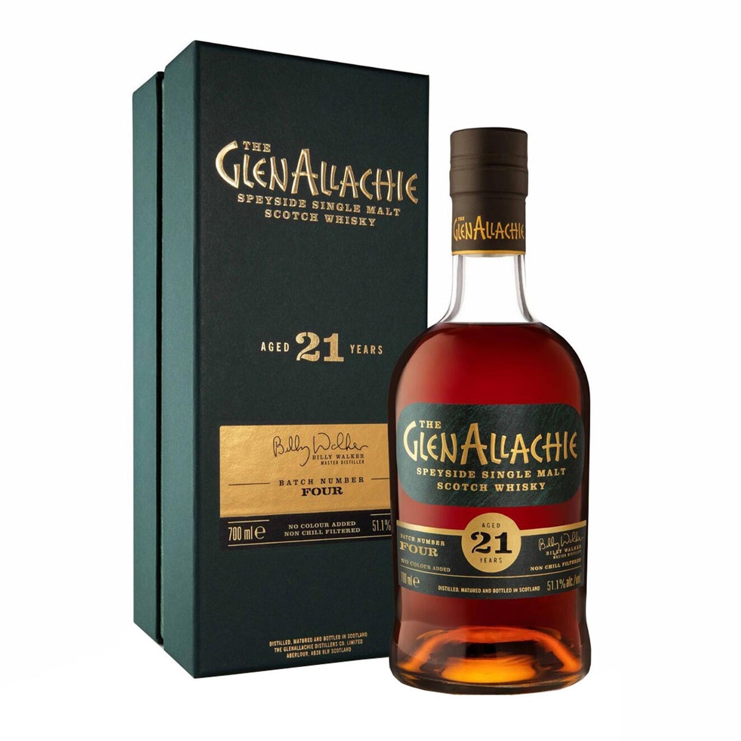 GlenAllachie 21 Year Old Batch #4 Single Malt Whisky 70cl