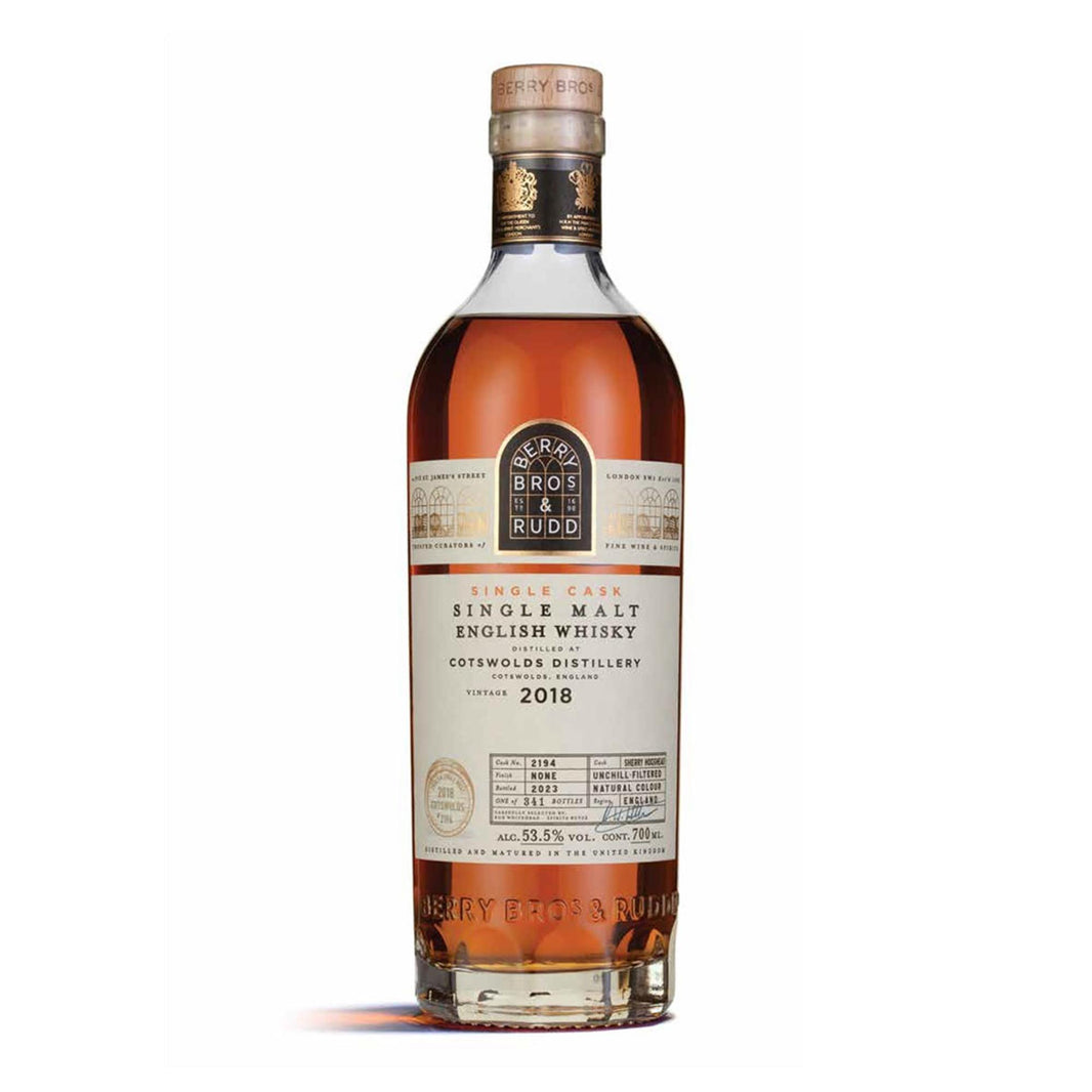 Berry Bros & Rudd 2018 CotswOlds Cask No. 2194 5 Year Old 53.5% 70cl