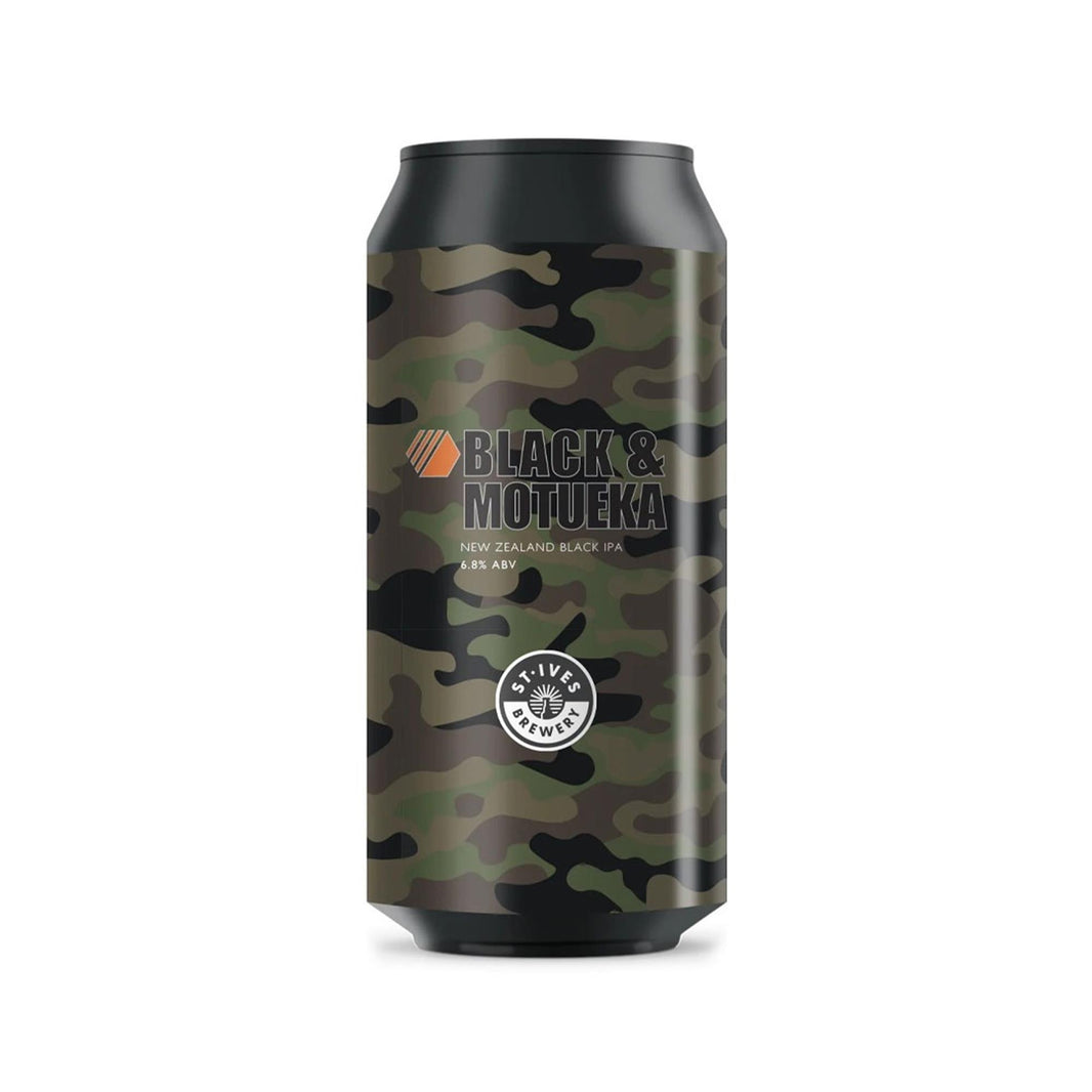 St Ives Brewery Black & Motueka NZ IPA 440ml
