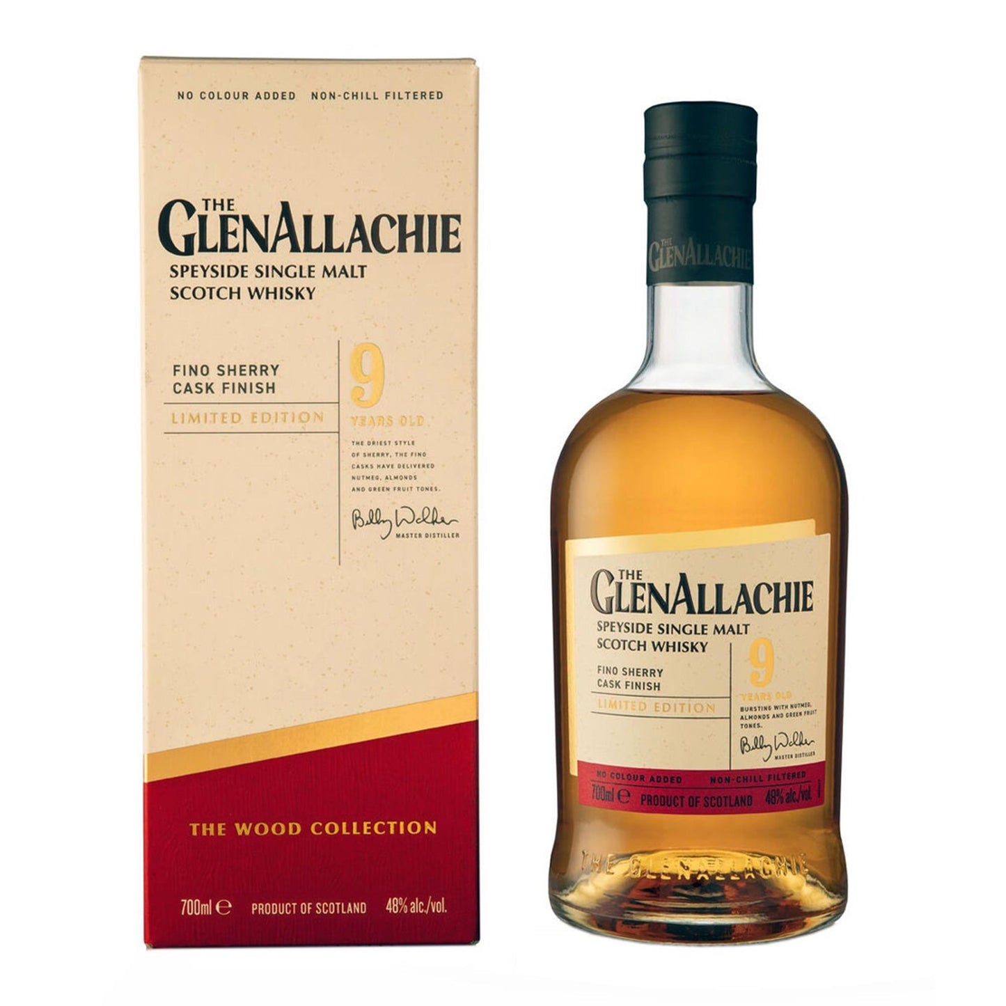 GlenAllachie 9 Year Old Fino Sherry Cask Finish 70cl