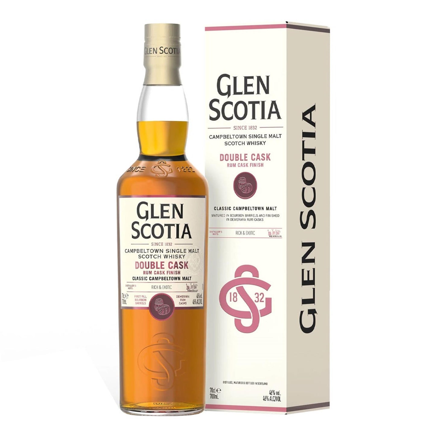 Glen Scotia Double Cask Single Malt Whisky Rum Finish 70cl