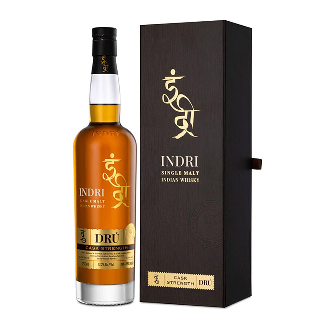 Indri Dru Cask Strength Indian Single Malt Whisky 70cl