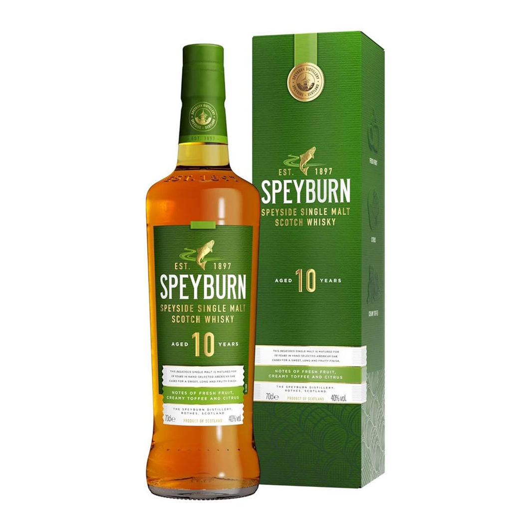 Speyburn 10 Year Old Single Malt Whisky 70cl