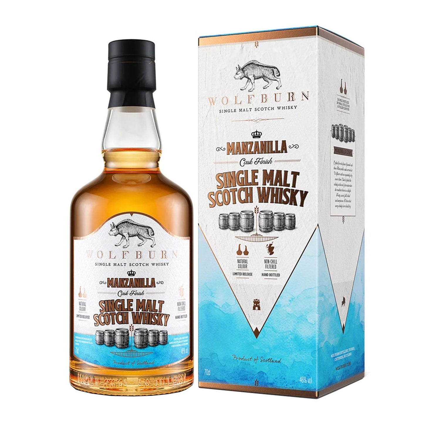 Wolfburn Manzanilla Cask Finish Single Malt Whisky 70cl