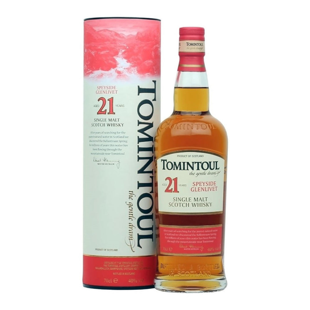 Tomintoul 21 Year Old Single Malt Whisky 70cl