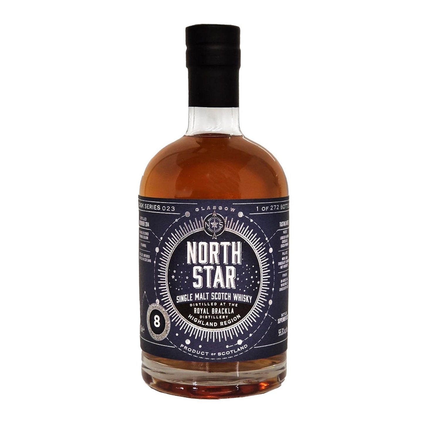 Royal Brackla 2014 8 Year Old North Star Series 23 55.3% 70cl