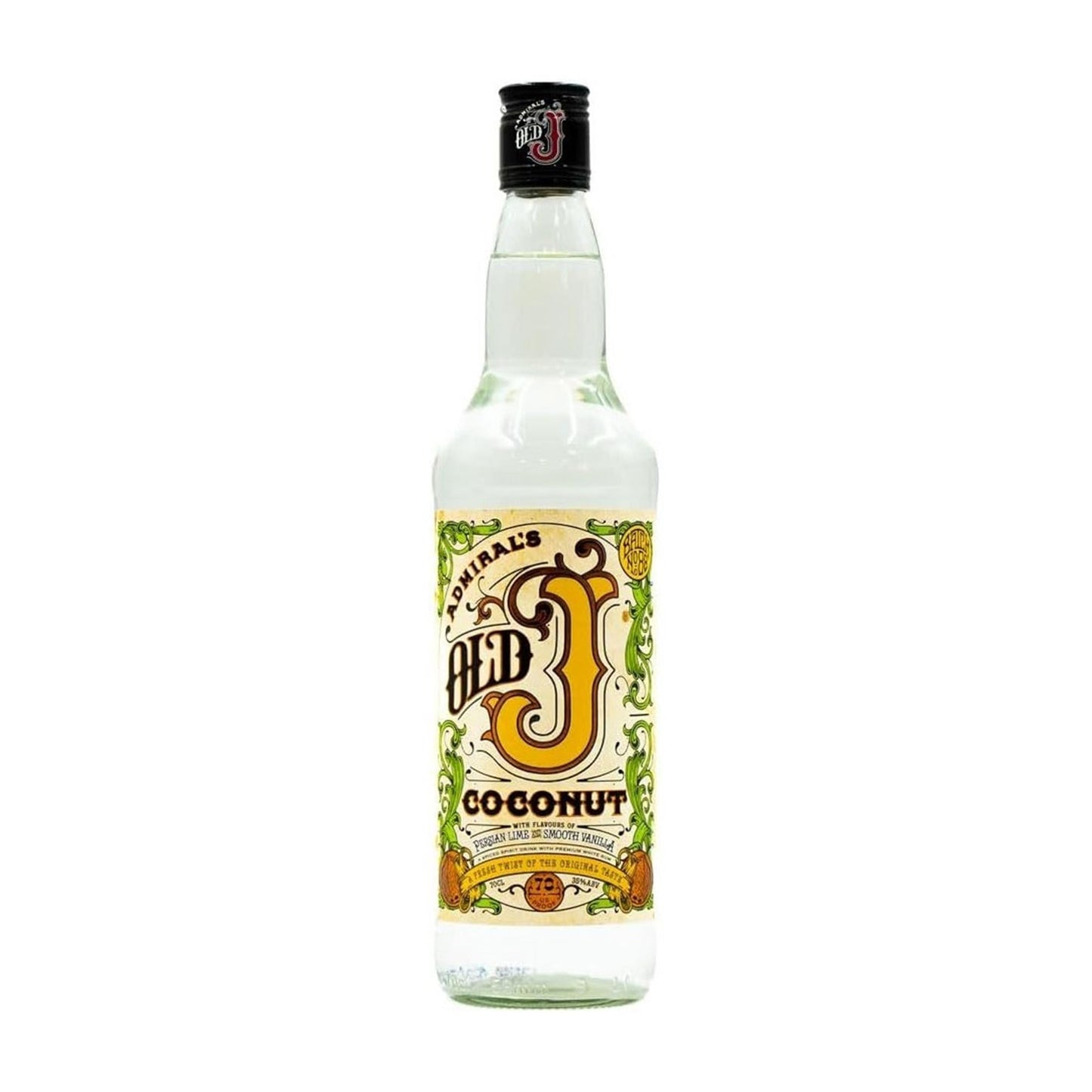 Admiral Vernon's Old J Coconut Rum 70cl