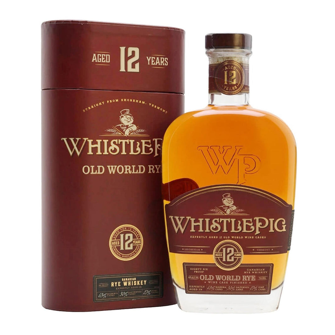 WhistlePig 12 Year Old Old World Rye Whiskey 70cl