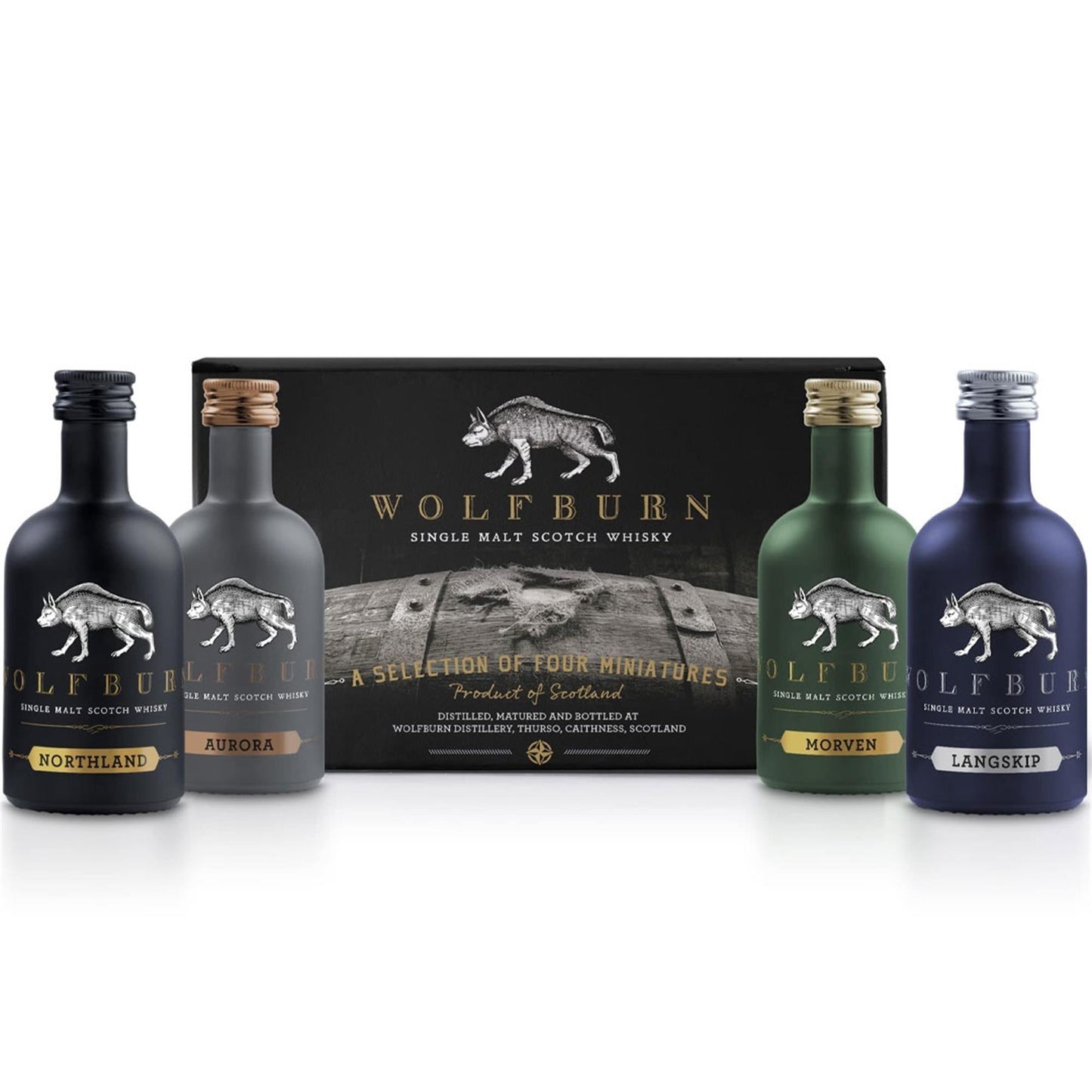 Wolfburn Miniature Pack 4 x 5cl