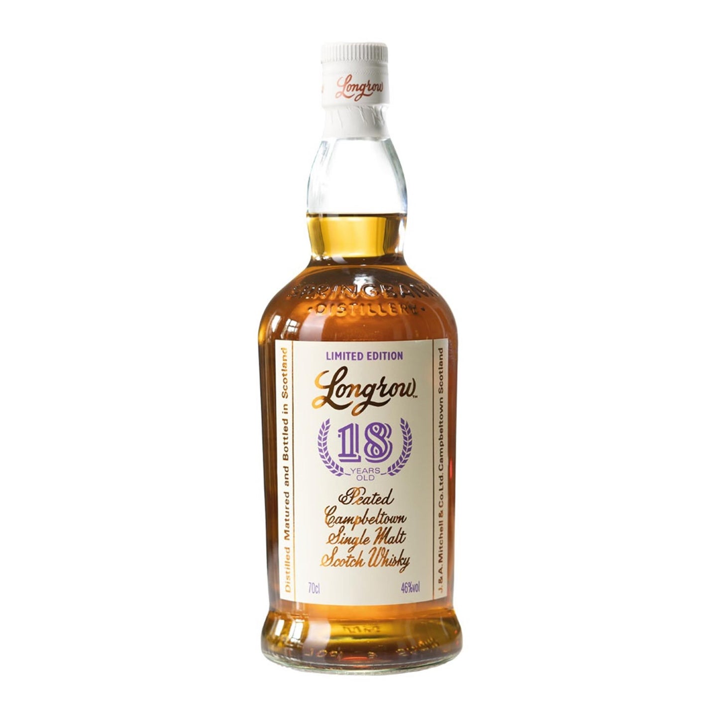 Longrow 18 Year Old 2024 Release Single Malt Whisky 70cl