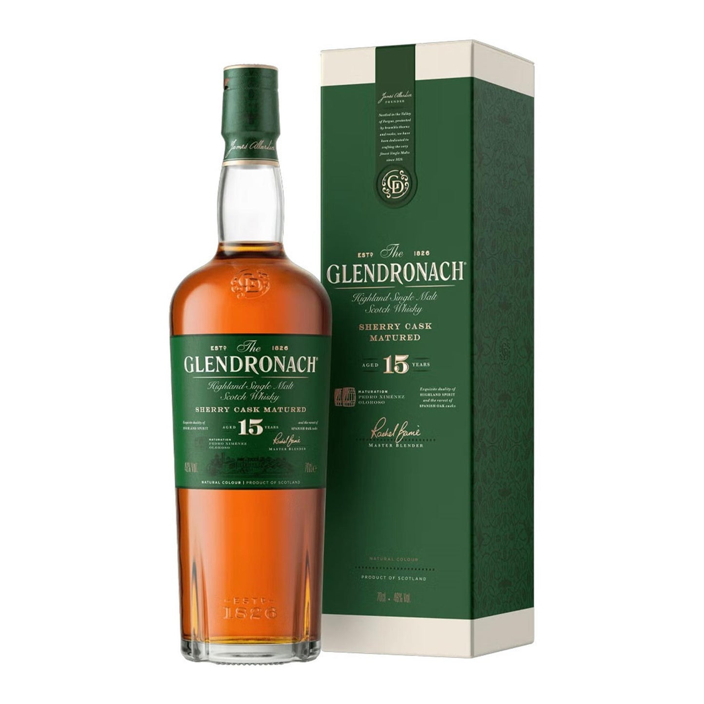 GlenDronach 15 Year Old Single Malt Whisky 70cl