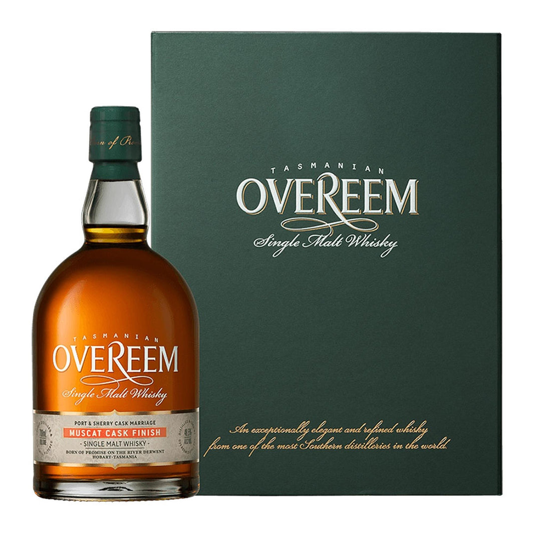 Overeem Muscat Cask Finished Whisky Gift Set 70cl