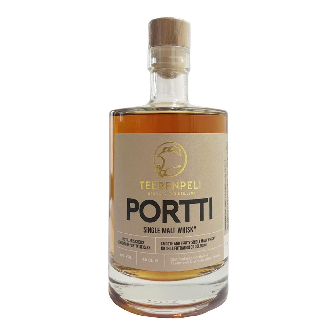 Teerenpeli Portti Port Wood Finished Finnish Single Malt Whisky 50cl