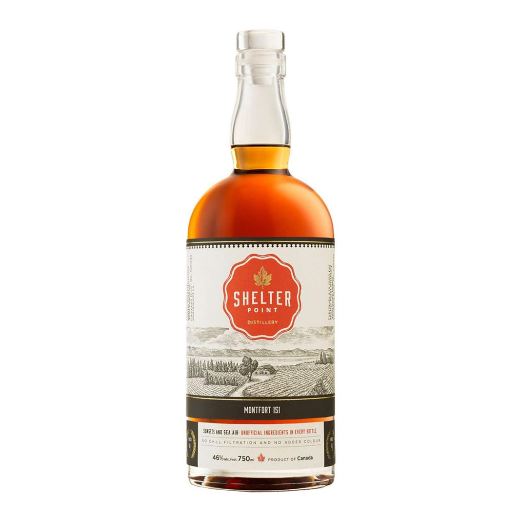 Shelter Point Montfort 151 Canadian Single Malt Whisky 75cl