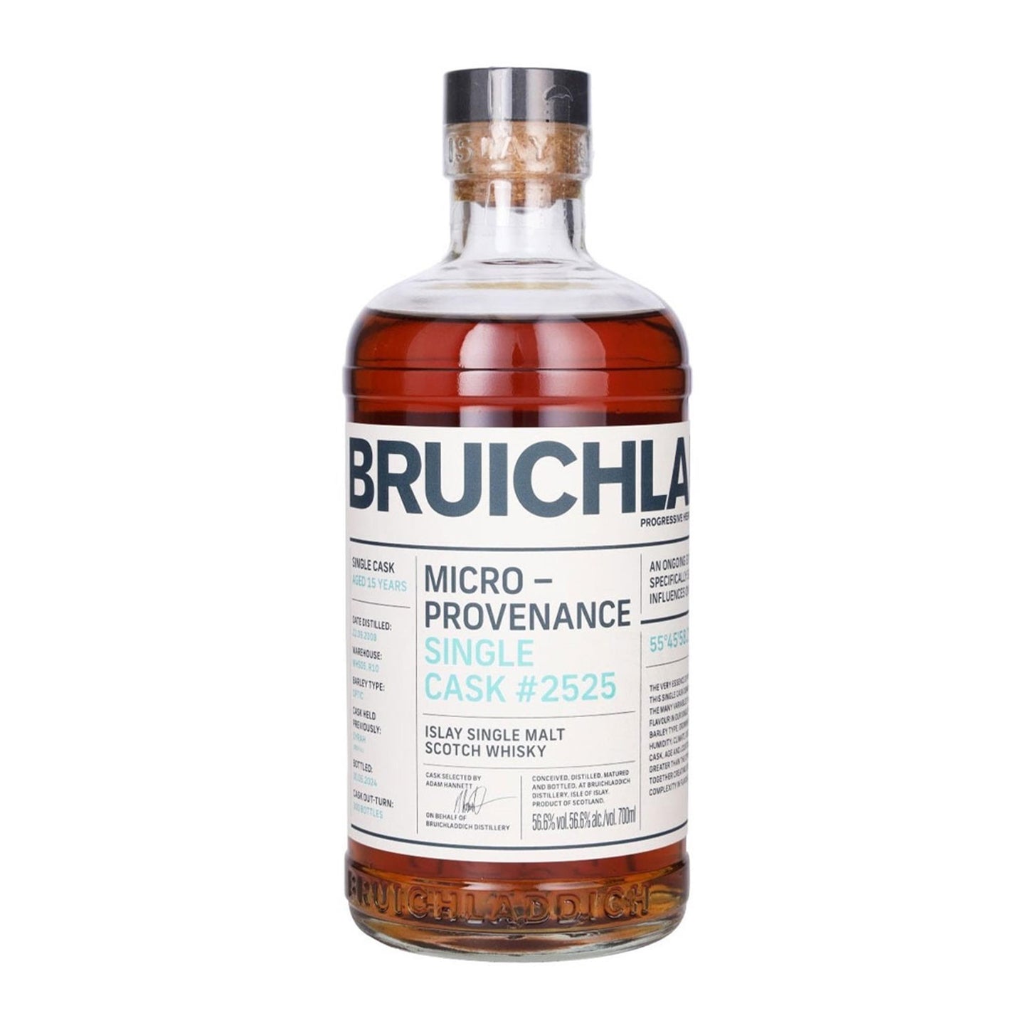 Bruichladdich Micro Provenance 2008 15 Year Old Syrah Wine Cask #2525 56.6% 70cl