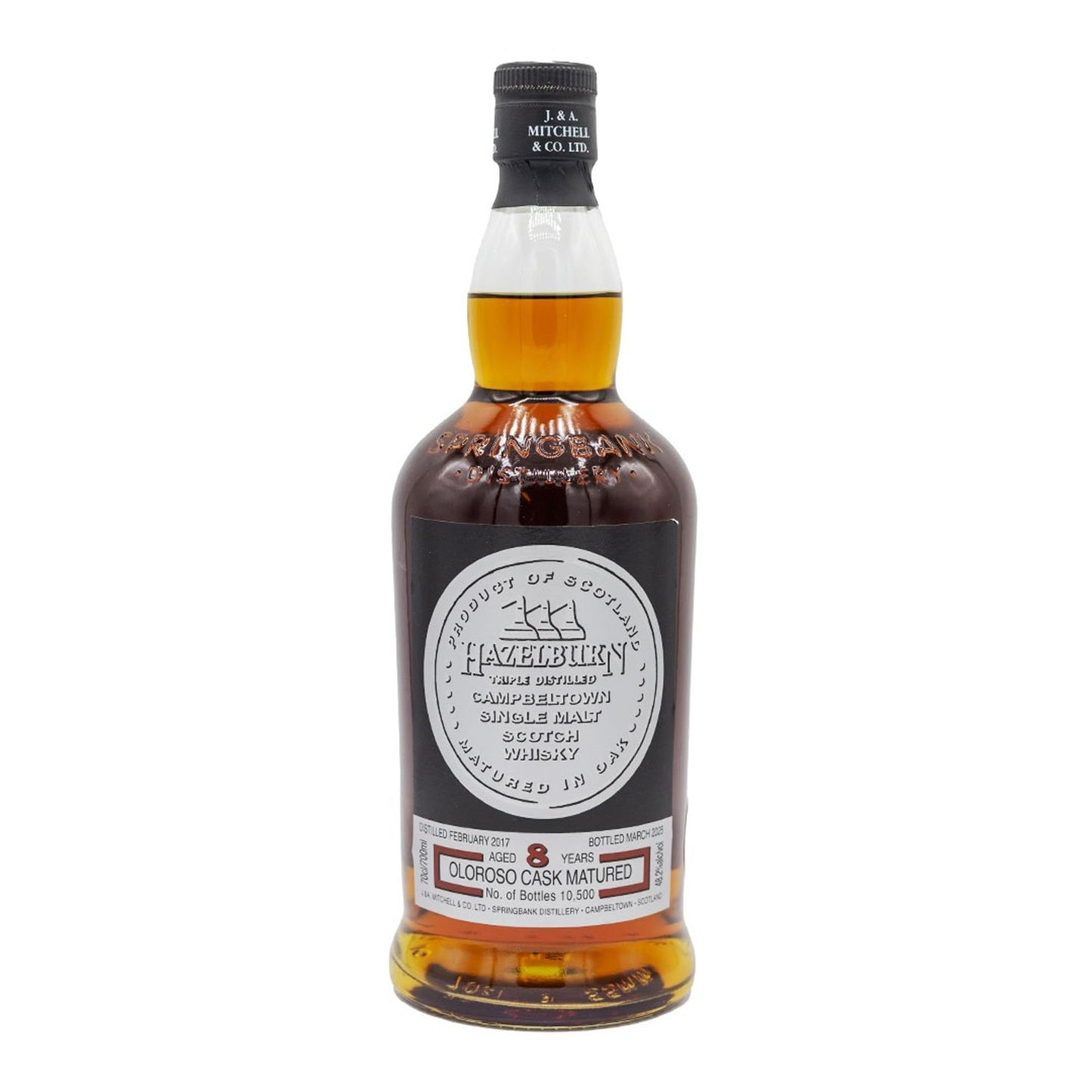 Hazelburn 8 Year Old Sherry Cask Matured 48.2% 2025 Release 70cl