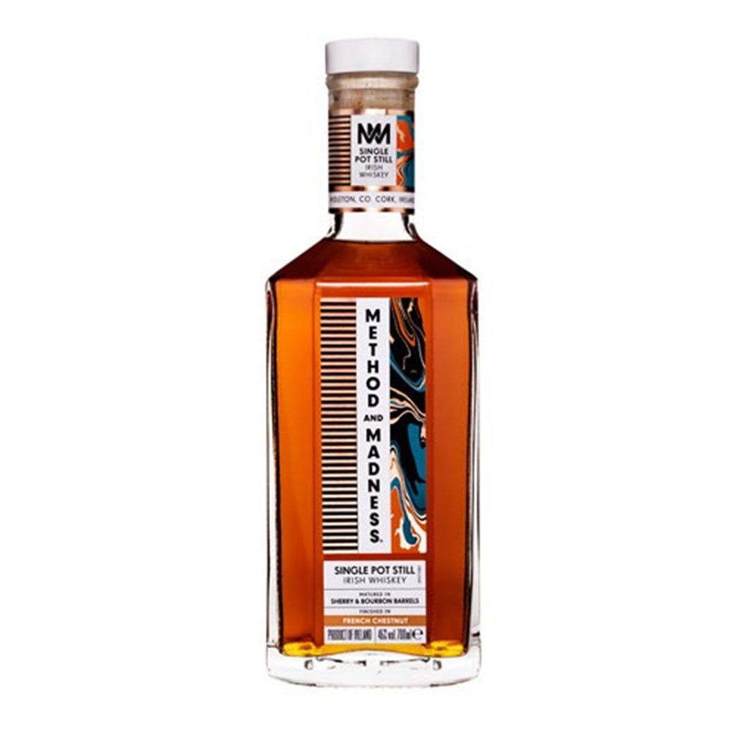 Method & Madness Single Pot Still Irish Whiskey French Chestnut Finish 70cl