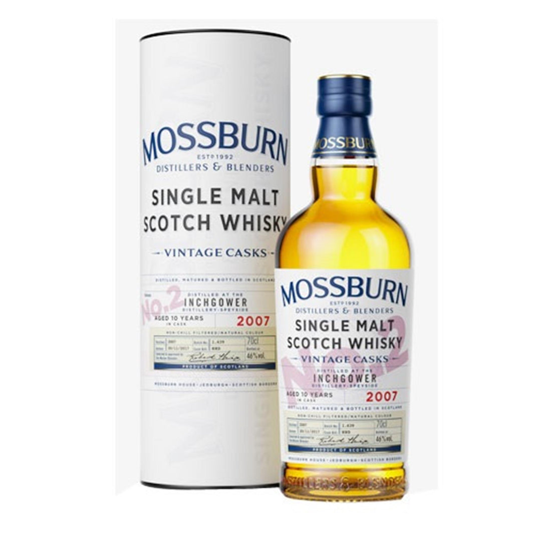 Mossburn Whisky No2 Inchgower 10 Year Old Speyside 70cl