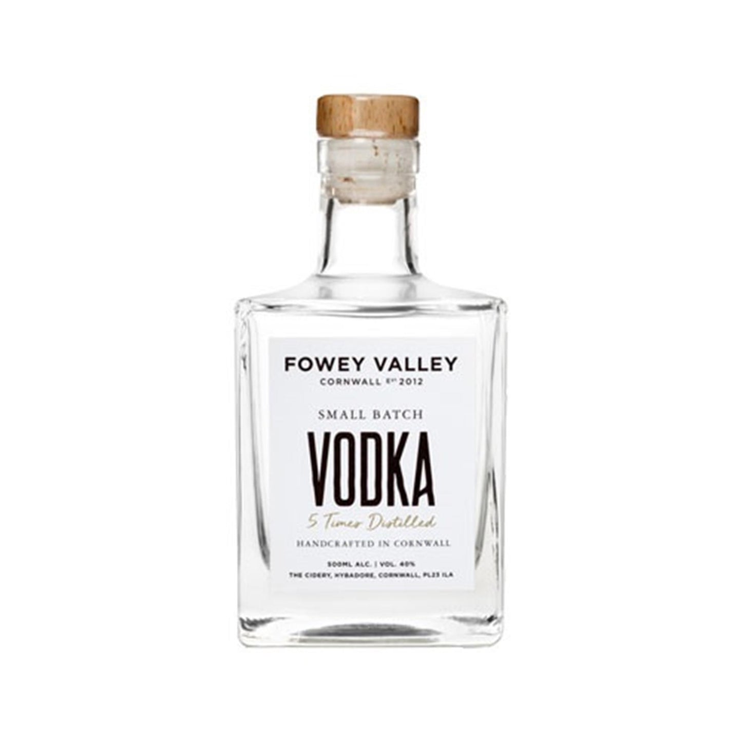 Fowey Valley Small Batch Vodka 50cl