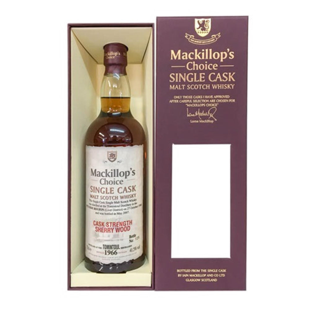 Tomintoul 1966 40 Year Old Sherry Cask Single Malt Whisky 70cl
