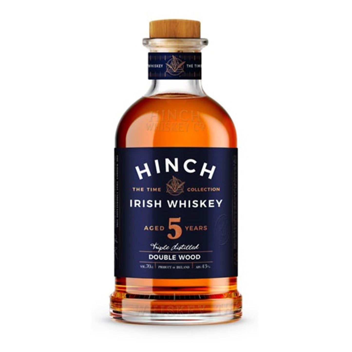 Hinch 5 Year Old Double Wood Irish Whiskey 70cl