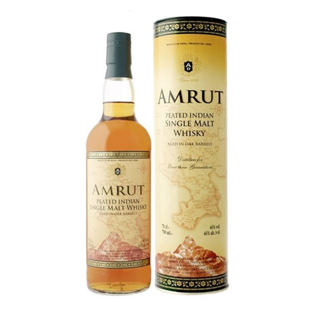 Amrut Peated Cask Strength Indian Single Malt Whisky 62.8% 70cl