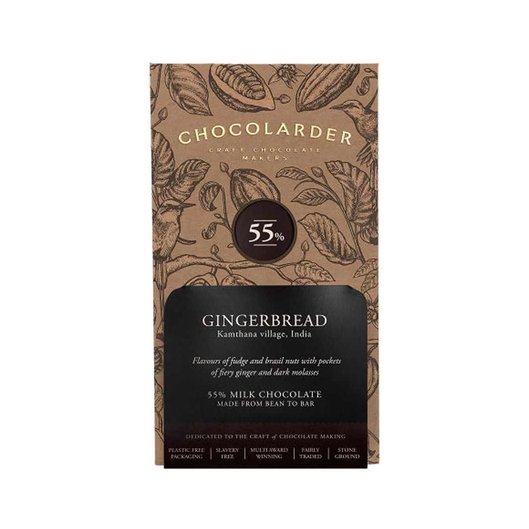 Chocolarder Gingerbread Milk Chocolate 70g