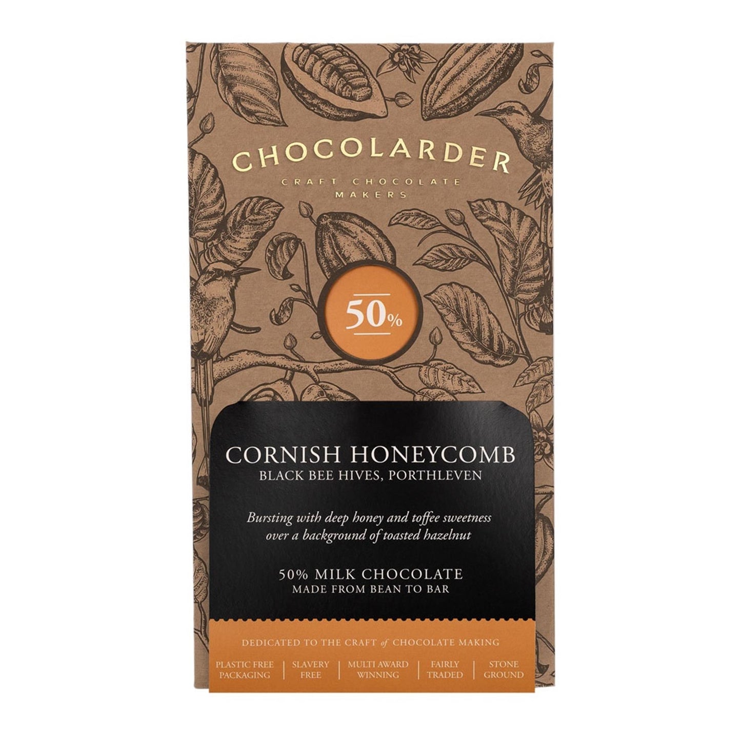 Chocolarder Cornish Honeycomb Chocolate 70g