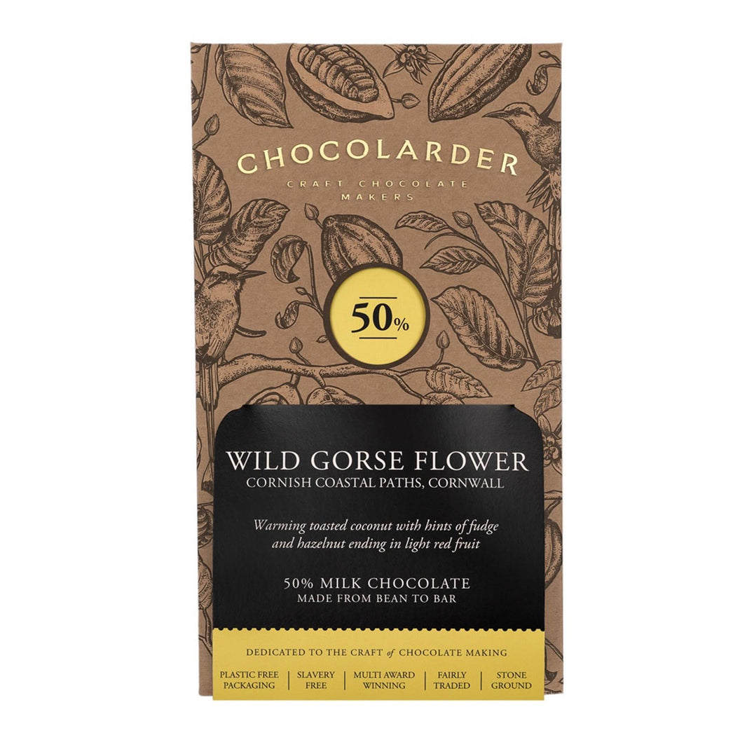 Chocolarder Wild Gorse Flower milk Chocolate 70g