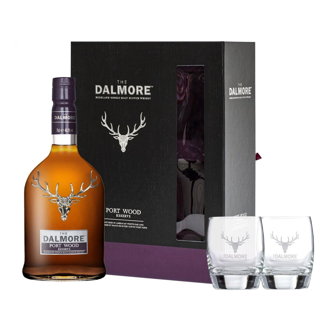 Dalmore Port Wood Reserve 70cl Glass Pack
